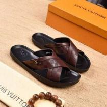 LOUIS VUITTON 2色可選  すっきりした印象にサンダル ルイ ヴィトン夏にぴったり上品