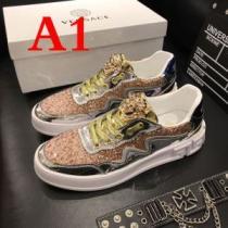 おしゃれな夏ファッション2025 VERSACE ヴェルサーチ カジュアルシューズ  2色可選 特に夏は人気アイテム