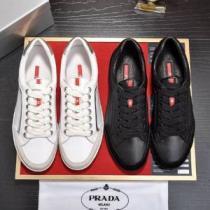最新のトレンドブランド人気的 PRADA プラダ カジュアルシューズ 2色可選 2026年春夏シーズンの人気
