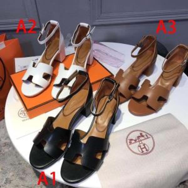 大人の可愛さを引き立て 2026年春夏流行ファッション エルメス HERMES サンダル 3色可選