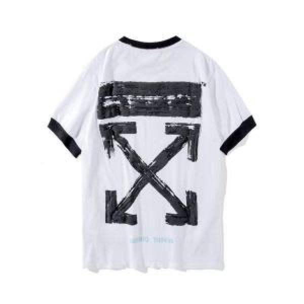 さわやか夏スタイル新品  Off-White 2色可選 オフホワイト Tシャツ/半袖 2026年春夏シーズンの人気