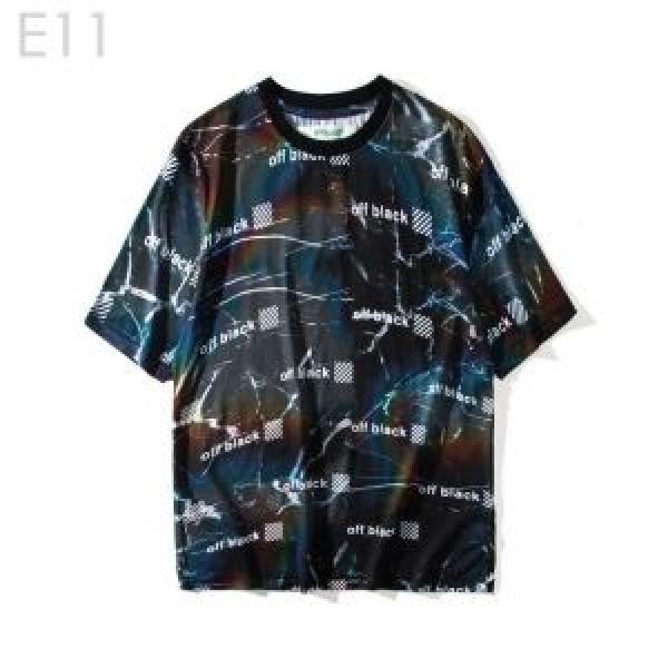 すっきりした印象に Off-White オフホワイトおしゃれな夏ファッション2026 Tシャツ/半袖 2色可選