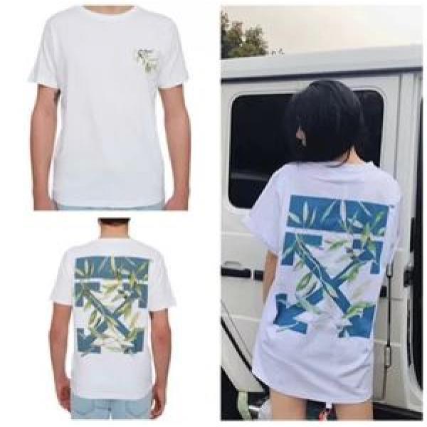 素敵カジュアル春夏新品 Off-White おしゃれな夏ファッション2026オフホワイト Tシャツ/半袖 2色可選
