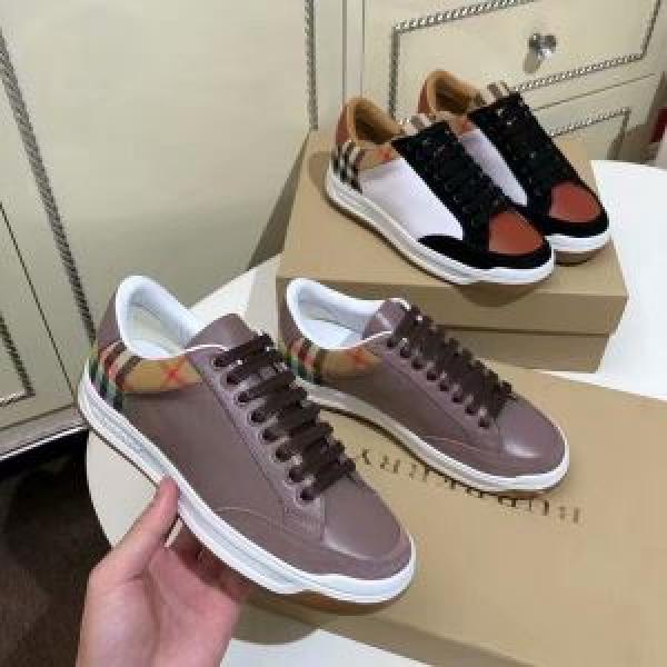 バーバリー BURBERRY カジュアルシューズ 2色可選 2025年春夏のトレンドアイテム 高級感が好評です