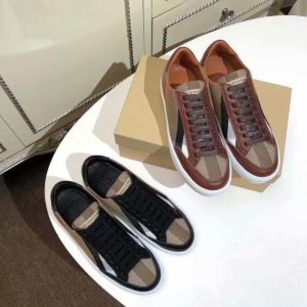 2色可選 カジュアルシューズ 《2026年》今、注目のストリート 魅力的なカラー使い バーバリー BURBERRY