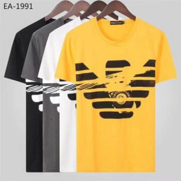 Tシャツ/半袖  4色可選 アルマーニ ARMANI おしゃれ上級者に挑戦 2026年夏の一押しファッションアイテム