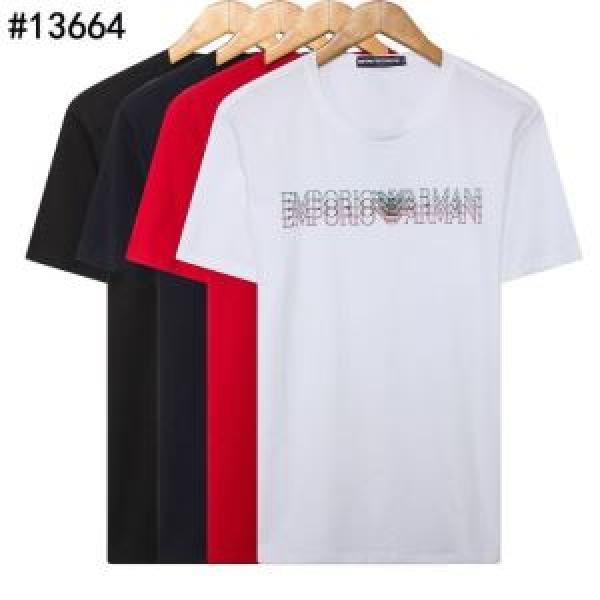 2026春夏トレンドアイテム アルマーニ ARMANI 主張性もカジュアルさ  Tシャツ/半袖  4色可選