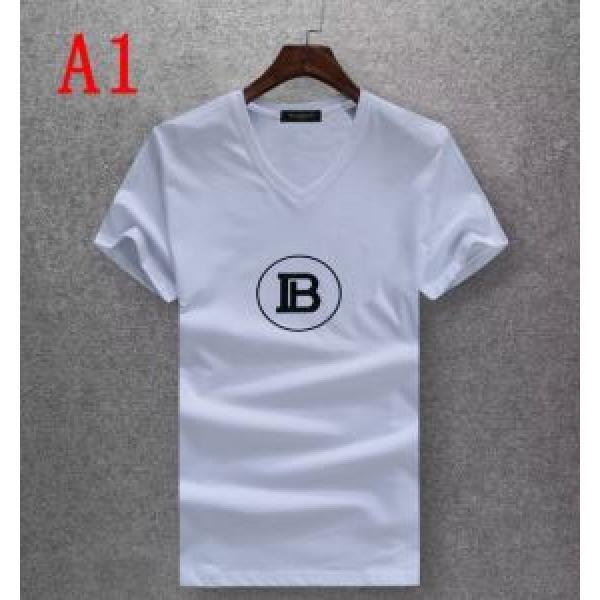 正規品保証19春夏 バルマン  Tシャツ/半袖  多色可選最新先取りおしゃれなロゴ入り BALMAIN