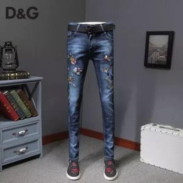 春夏の流行り2026新品 おしゃれデザインも大人気  ドルチェ＆ガッバーナ Dolce&Gabbana ブランド ジーンズ