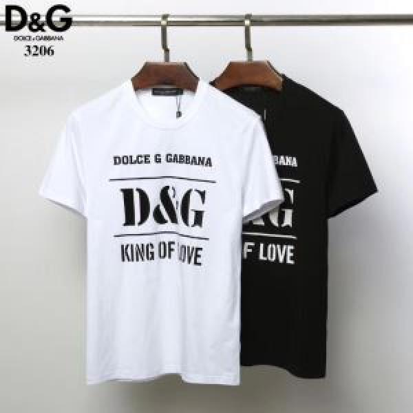 Dolce&Gabbana 春夏の流行り2026新品 Tシャツ/半袖送料込み 希少品 2色可選 ドルチェ＆ガッバーナ