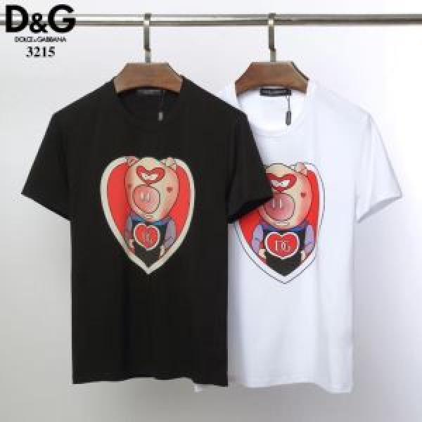 Dolce&Gabbana 今年大人気 春夏トレンド 2色可選 Tシャツ/半袖 ドルチェ＆ガッバーナ2026限定 男性に人気