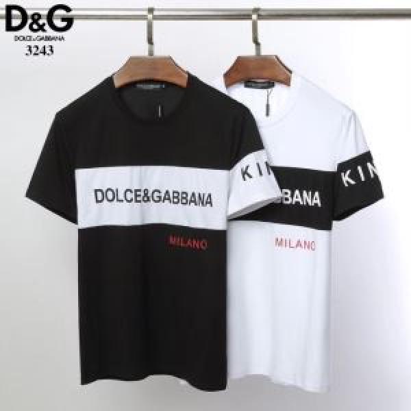 2026春夏の大注目トレンド Tシャツ/半袖 2色可選 ドルチェ＆ガッバーナ Dolce&Gabbana  春夏のトレンドアイテム