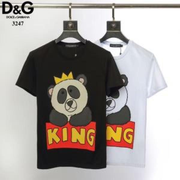 2色可選 2026夏ファション新品 ドルチェ＆ガッバーナ Dolce&Gabbana  Tシャツ/半袖お洒落トレンド人気