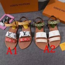 今季トレンドの限定アイテム 2026夏ファション新品 ルイ ヴィトン LOUIS VUITTON サンダル 2色可選
