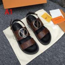 2色可選 サンダル 今年春夏ファション流行り 2025春夏も引き続きトレンド ルイ ヴィトン LOUIS VUITTON