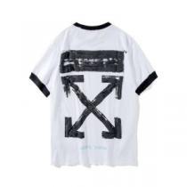 さわやか夏スタイル新品  Off-White 2色可選 オフホワイト Tシャツ/半袖 2026年春夏シーズンの人気