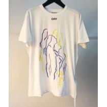 2色可選 Off-White元気な印象のコーデオフホワイト Tシャツ/半袖 2026春夏人気トレンドアイテム