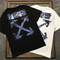 2026年春夏シーズンの人気 Off-White オフホワイト Tシャツ/半袖 2色可選優しい雰囲気スタイリッシュに