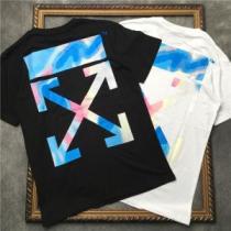 Off-Whiteグッと大人っぽい印象に オフホワイト Tシャツ/半袖 2色可選 2026春夏人気トレンドアイテム