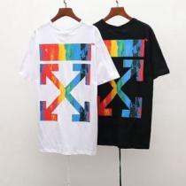 2色可選 おしゃれな夏ファッション2026  Off-White オフホワイト Tシャツ/半袖 大人らしく仕上げ
