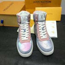 2026春夏のトレンド新商品 夏先に大活躍する ルイ ヴィトン LOUIS VUITTON ハイトップシューズ 2色可選 男女兼用