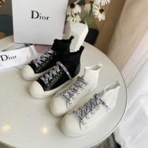 ハイトップシューズ 2色可選 2026春夏の大注目トレンド まずは定番！人気アイテム ディオール DIOR