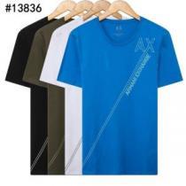 最も目立ったブランド新品 アルマーニ ARMANI 2026年春夏シーズンの人気 4色可選   Tシャツ/半袖