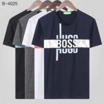 最新で男性にもお勧め ヒューゴボス完売在庫確保  HUGO BOSS Tシャツ/半袖 4色可選2026夏ファション新品