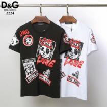 定番が欲しい方 2色可選 ドルチェ＆ガッバーナ Dolce&Gabbana  Tシャツ/半袖 2026年最新ファッション