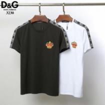 Dolce&Gabbana  Tシャツ/半袖大胆にデザインオシャレ新品 2色可選 ドルチェ＆ガッバーナ 抜け感のあるキレイめ