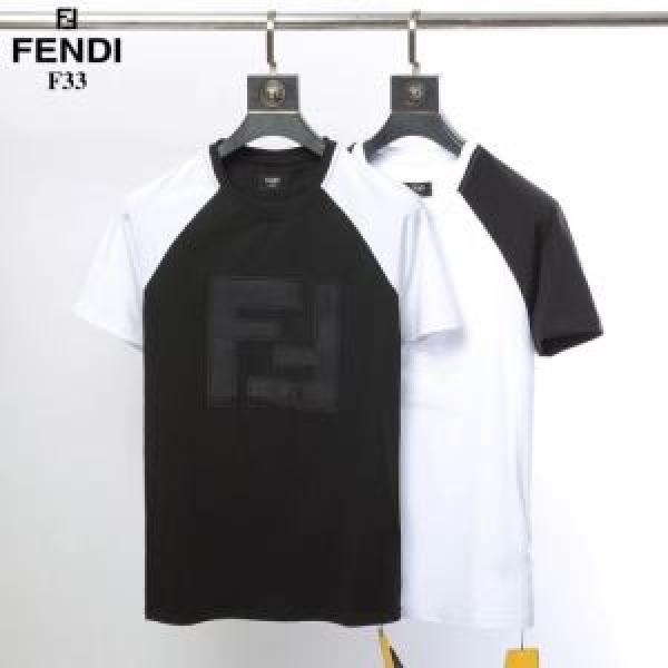 大人の色味 FENDI 2026春夏は人気定番  Tシャツ/半袖 新作限定早い者勝ち 2色可選 フェンディ