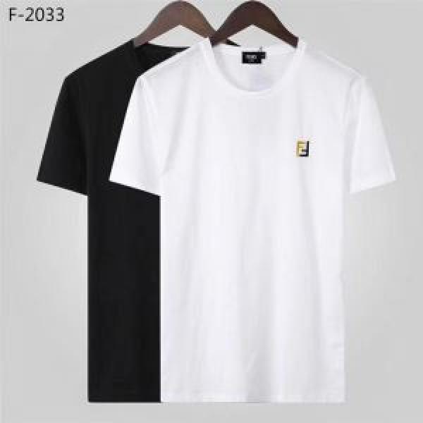 《2026年》今、注目のストリート FENDI 魅力的なカラー使い Tシャツ/半袖 2色可選 フェンディ