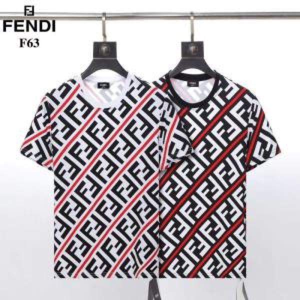 人気ストリートブランド新品 Tシャツ/半袖2026限定 男性に人気  2色可選 フェンディ FENDI