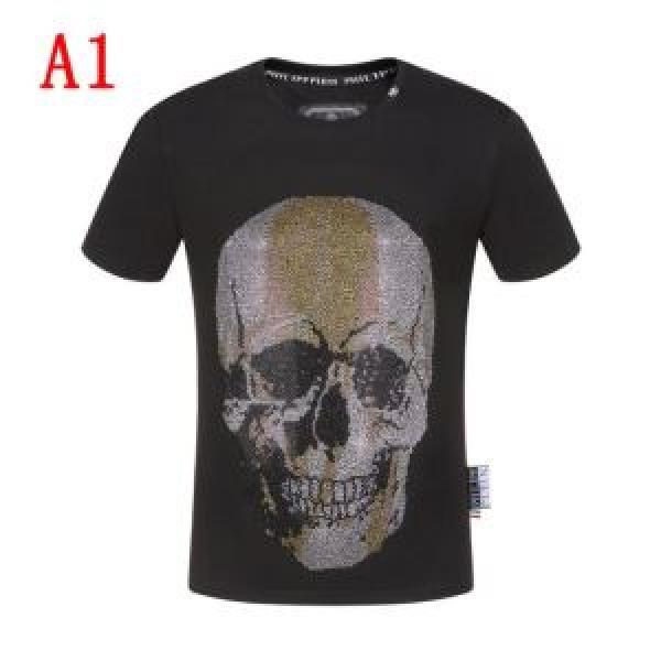ベストはキレイめな印象に Tシャツ/半袖  PHILIPP PLEIN 2色可選フィリッププレイン2026SSのトレンド商品