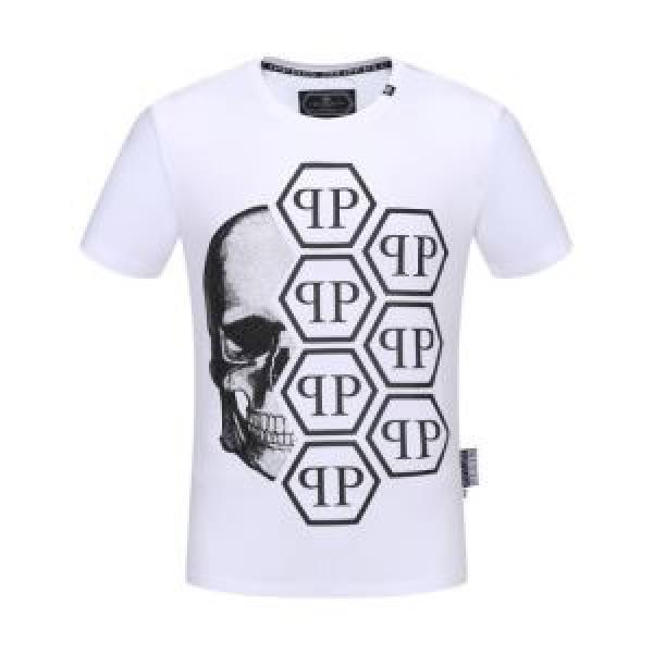 PHILIPP PLEIN トレンドアイテムとして継続 Tシャツ/半袖 2色可選フィリッププレイン 2026夏ファション新品