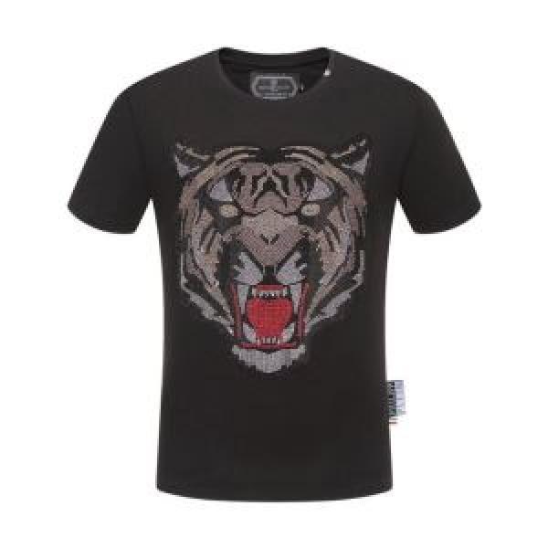 Tシャツ/半袖 2色可選夏らしい季節感 フィリッププレイン 2026春夏も引き続き人気セール PHILIPP PLEIN