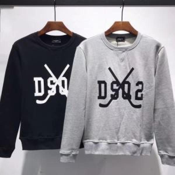 目を引く春夏トップス プルオーバーパーカー  【2026年】夏のファッション  2色可選 ディースクエアード DSQUARED2