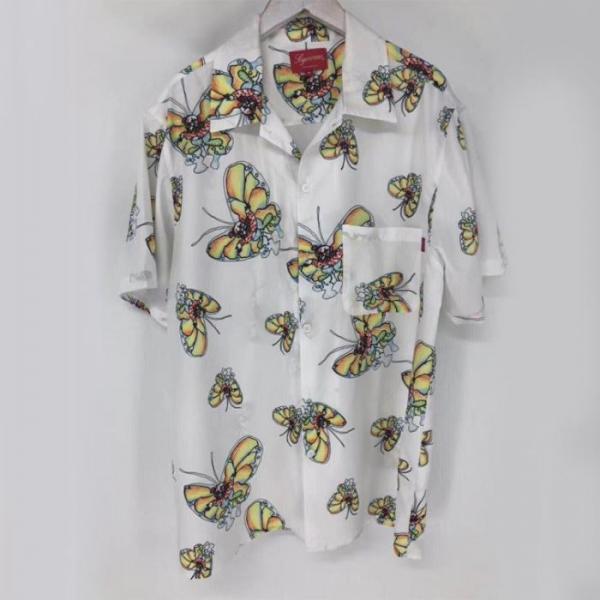19SS Gonz Butterfly Shirt 魅力的なカラー使い シャツ/半袖 おしゃれな大人の着こなし