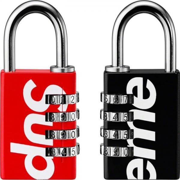 オススメしたい最新注目ファション 暗号錠 2色可選  Supreme 19SS Master Lock Numeric  夏らしい季節感