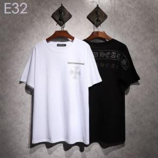 2026春夏トレンドアイテム すっきりした印象に クロムハーツ CHROME HEARTS 半袖Tシャツ 2色可選 男女兼用