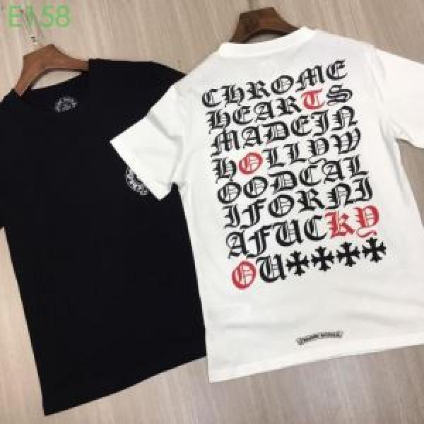 クロムハーツ CHROME HEARTS 半袖Tシャツ 2色可選 男女兼用 定番のスタイル春夏限定 2026年の春夏に着たい