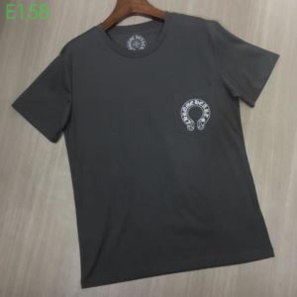 大人の可愛さを引き立て 2026年春夏流行ファッション クロムハーツ CHROME HEARTS 半袖Tシャツ 男女兼用
