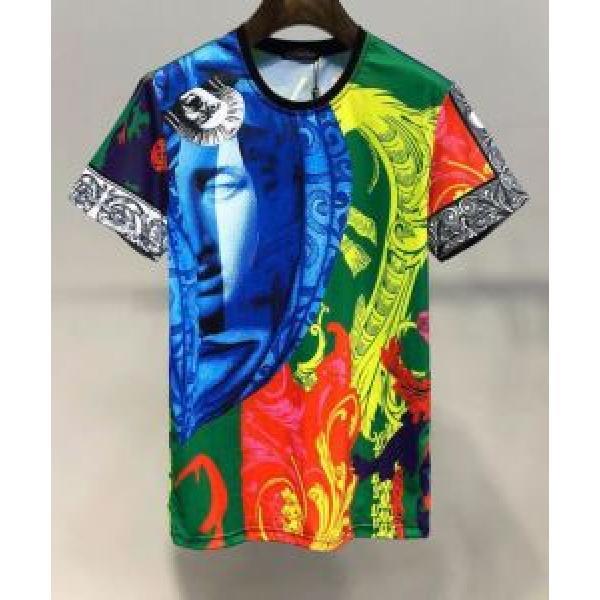 VERSACE  最新先取りおしゃれなロゴ入り  Tシャツ/半袖2026春夏も引き続き人気セールヴェルサーチ