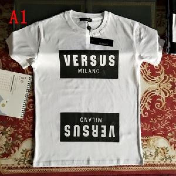 おすすめな大人のトレンド ヴェルサーチVERSACE 3色可選 Tシャツ/半袖 2026夏ファション新品