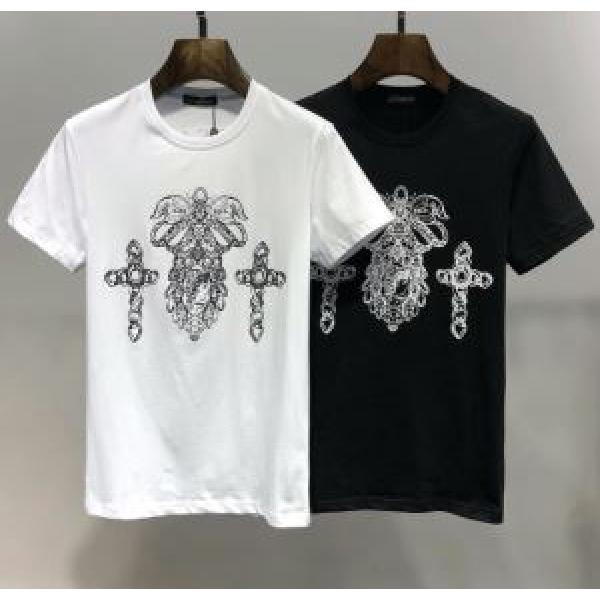 2026限定 男性に人気 ヴェルサーチ  Tシャツ/半袖 2色可選 VERSACE 海外セレブは大人気