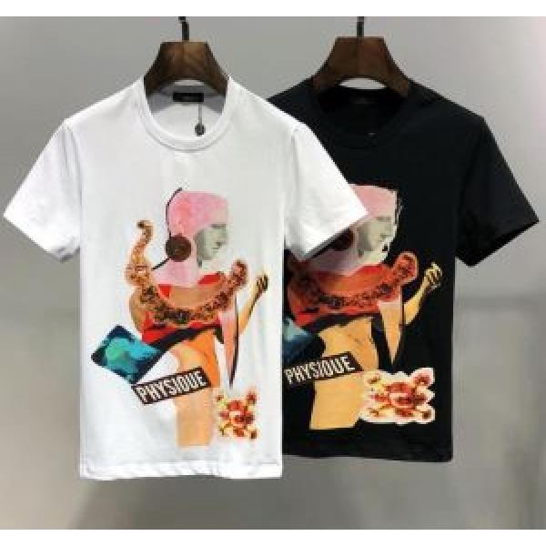 大人気オリジナル ヴェルサーチ 2026限定 男性に人気 VERSACE Tシャツ/半袖 2色可選