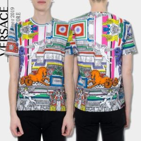 【2025春夏】最新コレクション ヴェルサーチ VERSACEすごく稀少カラー  Tシャツ/半袖
