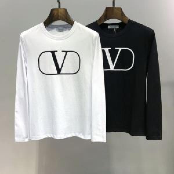 長袖Tシャツ 2色可選 ヴァレンティノ VALENTINO 今季のトレンド人気新作 2026春夏も引き続きトレンド