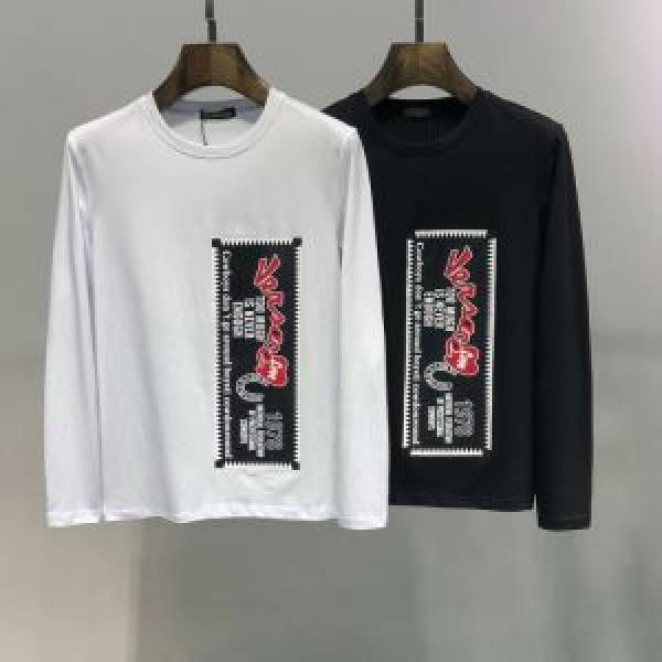 2色可選 長袖Tシャツ 2026春夏の大注目トレンド 定番のスタイル春夏限定 ヴェルサーチ VERSACE