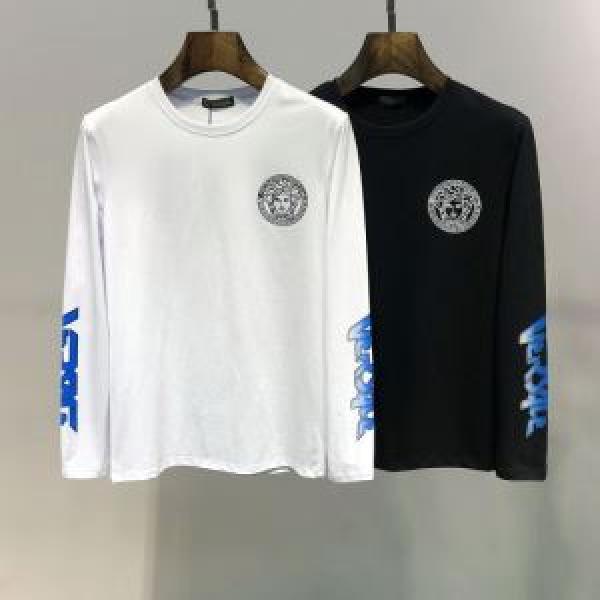 クラシカルな雰囲気 《2026年》今、注目のストリート ヴェルサーチ VERSACE 長袖Tシャツ 2色可選